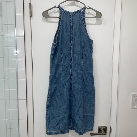 SOLD NWOT LOFT light wash denim dress size 6 - Picture 2 of 14